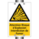 Attention Risque d'Explosion Interdiction de Fumer