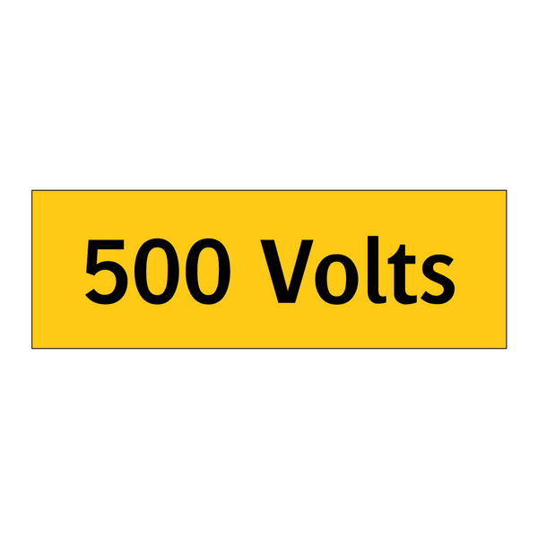 500 Volts
