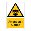Attention ! Alarme