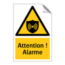 Attention ! Alarme