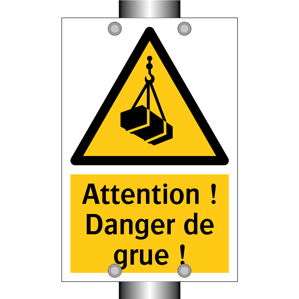 Attention ! Danger de grue !