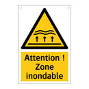 Attention ! Zone inondable