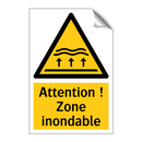 Attention ! Zone inondable