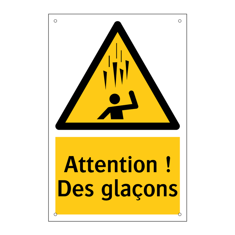 Attention ! Des glaçons