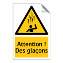 Attention ! Des glaçons