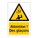 Attention ! Des glaçons