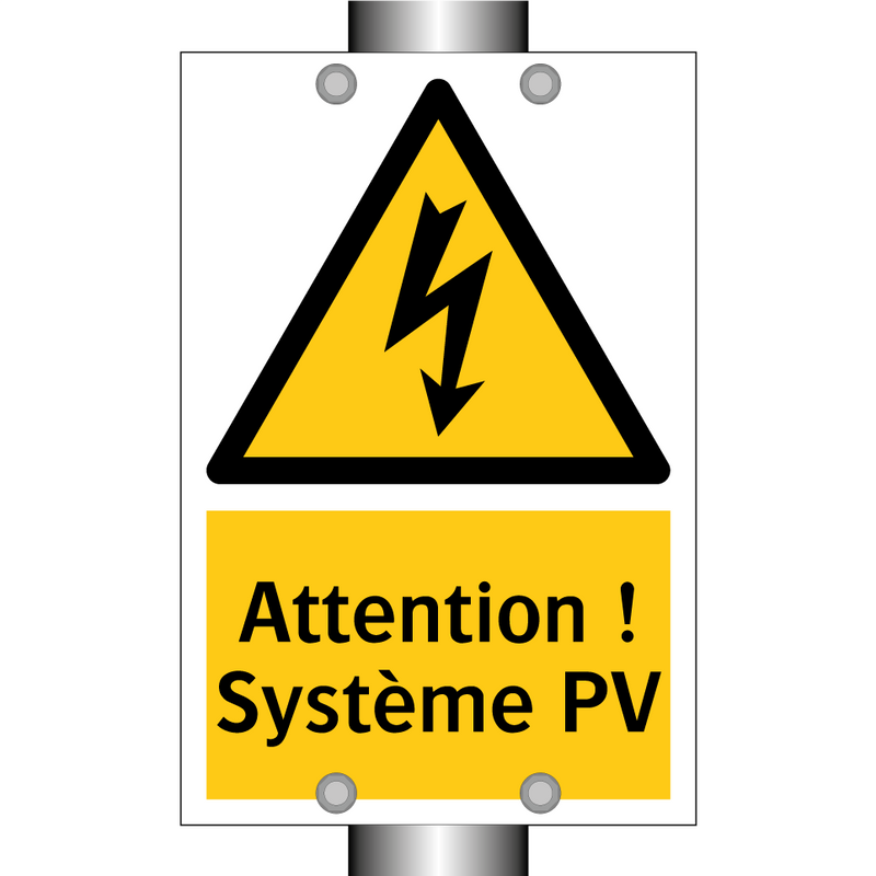 Attention ! Système PV