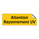 Attention Rayonnement UV