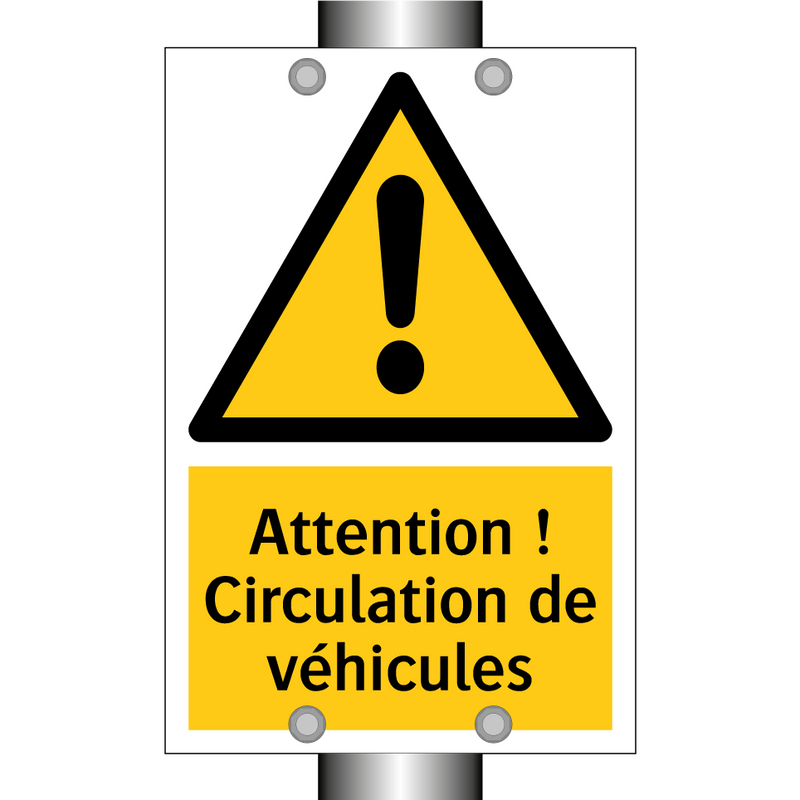 Attention ! Circulation de véhicules