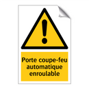 Porte coupe-feu automatique enroulable