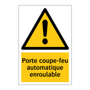 Porte coupe-feu automatique enroulable