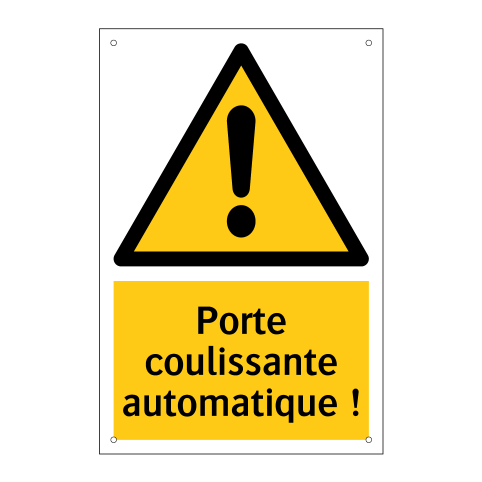 Porte coulissante automatique !