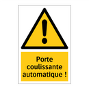 Porte coulissante automatique !