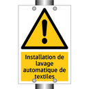 Installation de lavage automatique de textiles