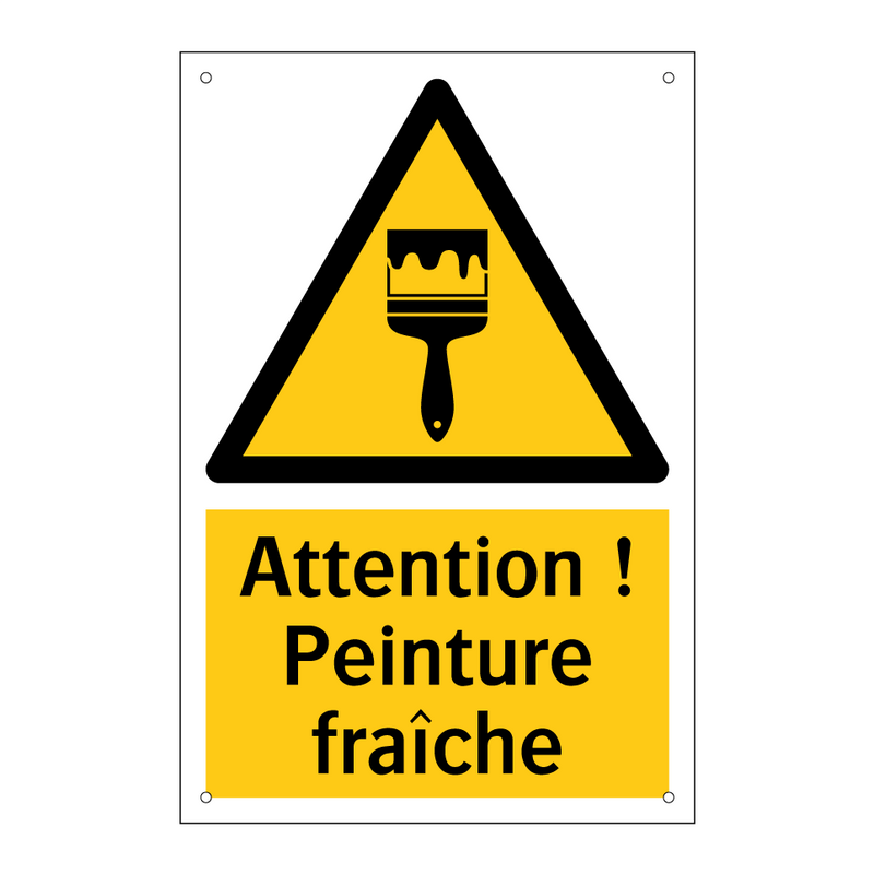 Attention ! Peinture fraîche
