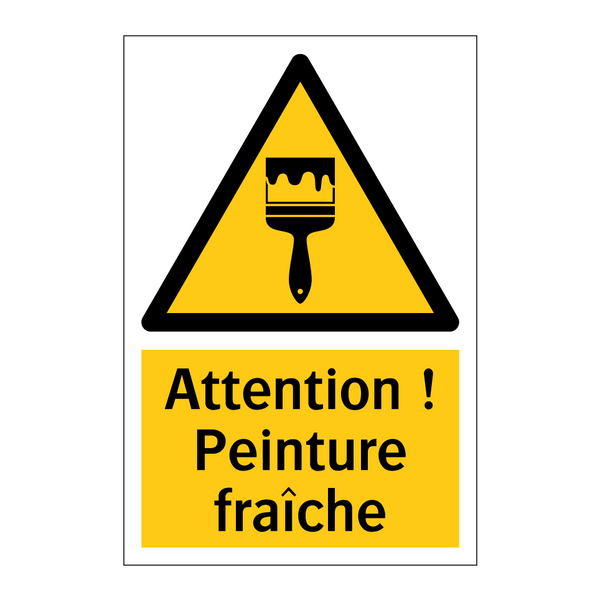 Attention ! Peinture fraîche
