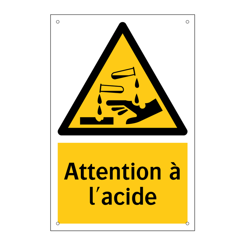 Attention à l'acide