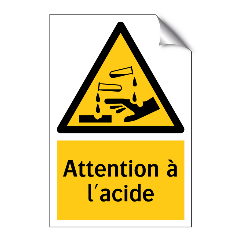 Attention à l'acide