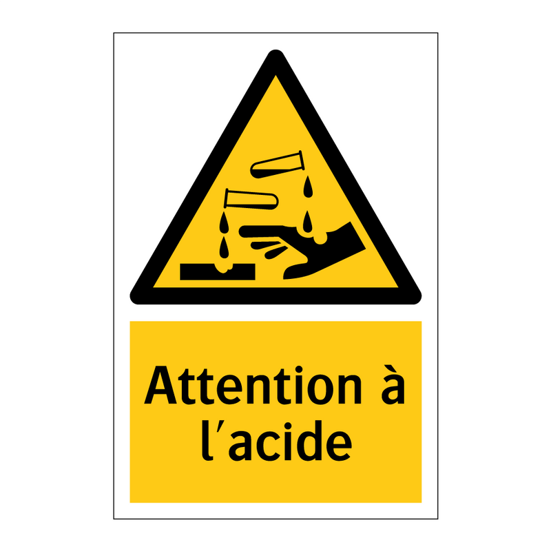 Attention à l'acide