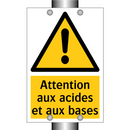 Attention aux acides et aux bases