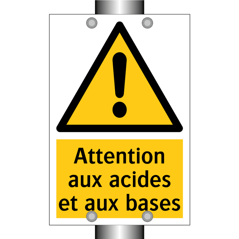 Attention aux acides et aux bases