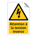 Attention à la tension inverse