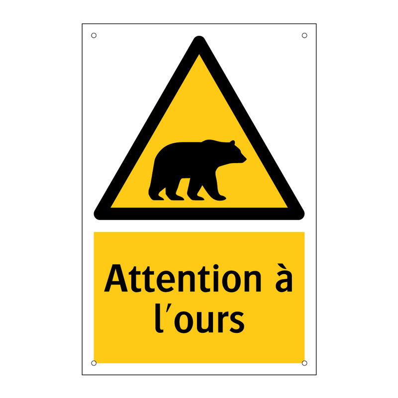 Attention à l'ours