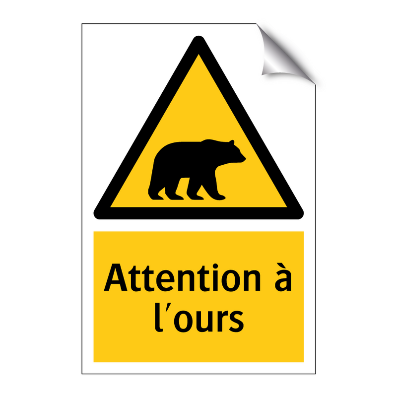 Attention à l'ours