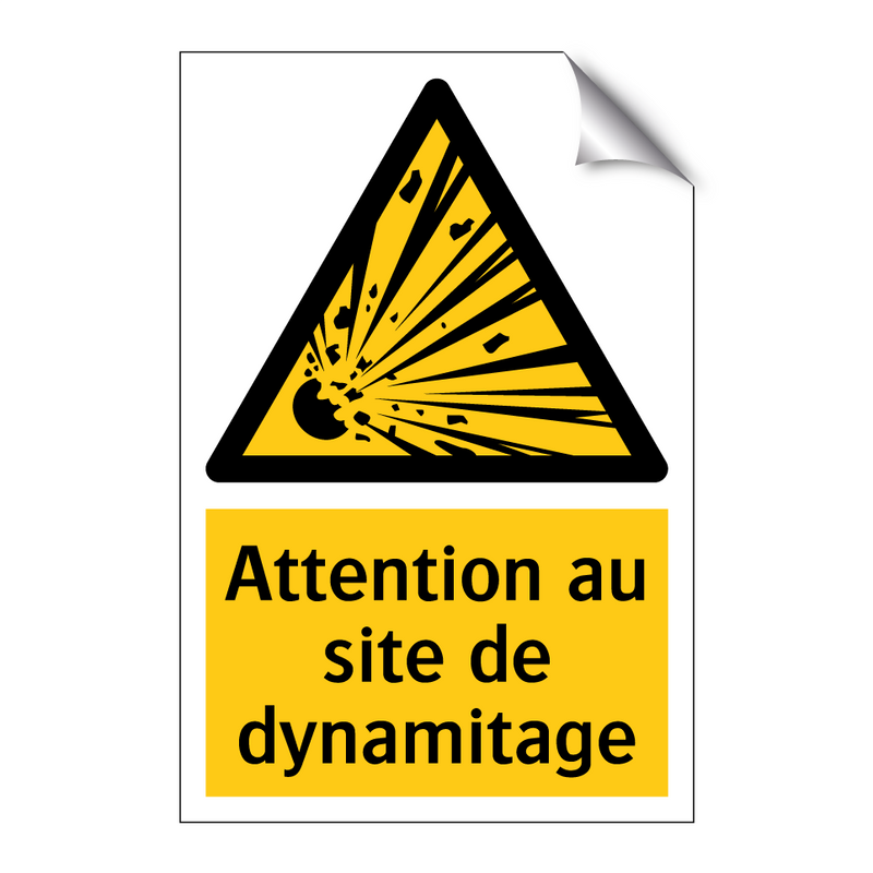 Attention au site de dynamitage