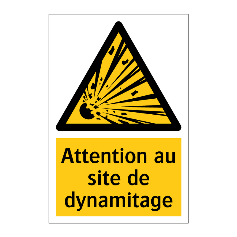 Attention au site de dynamitage