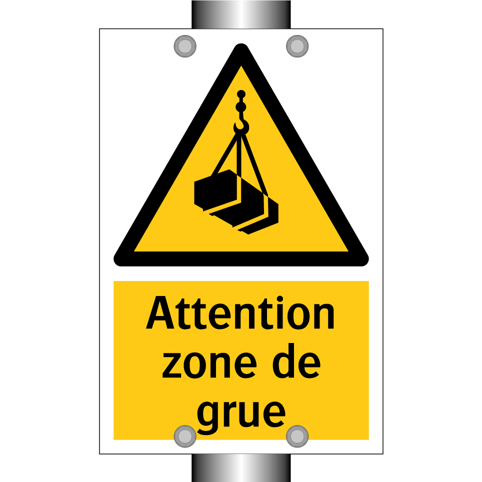 Attention zone de grue