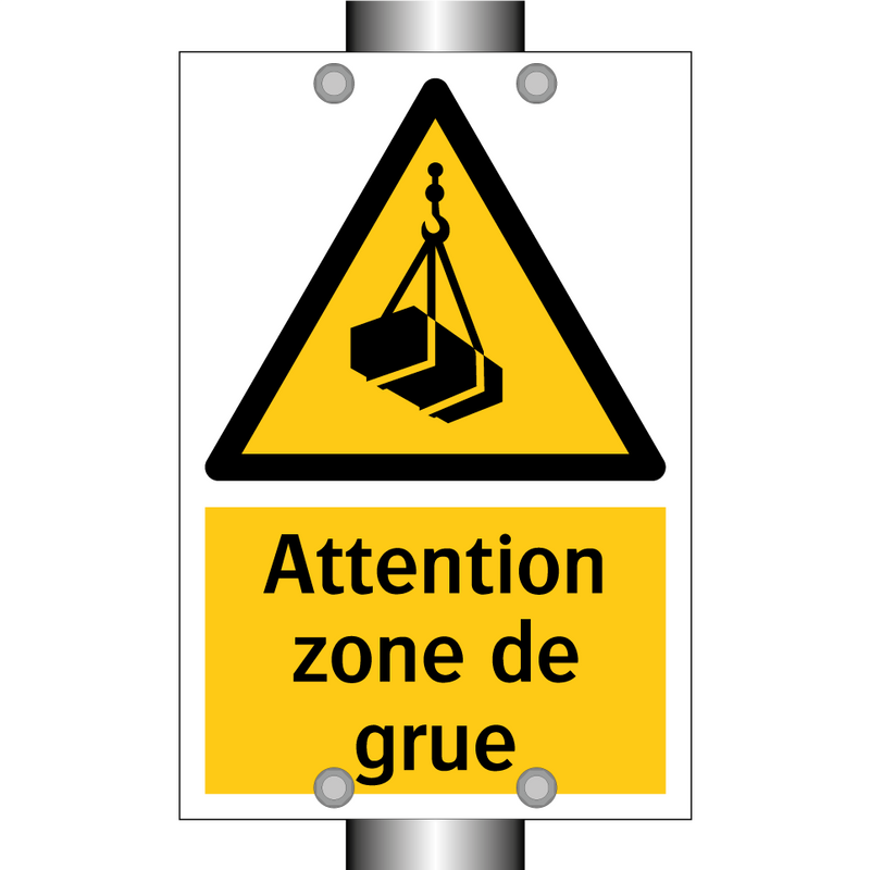 Attention zone de grue