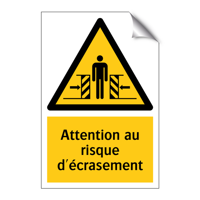 Attention au risque d'écrasement