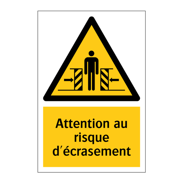 Attention au risque d'écrasement