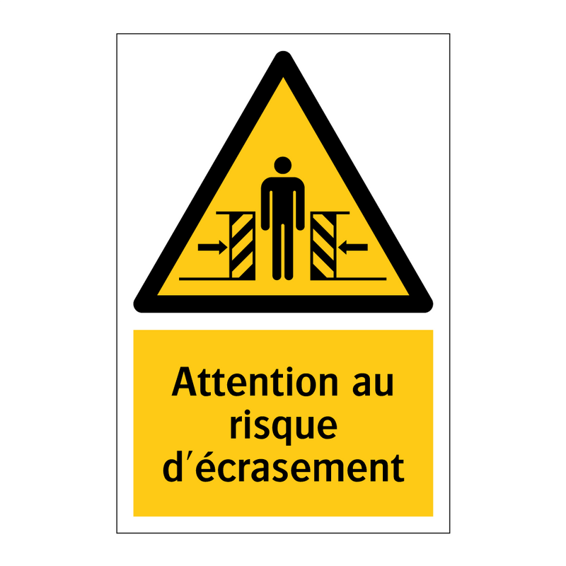 Attention au risque d'écrasement