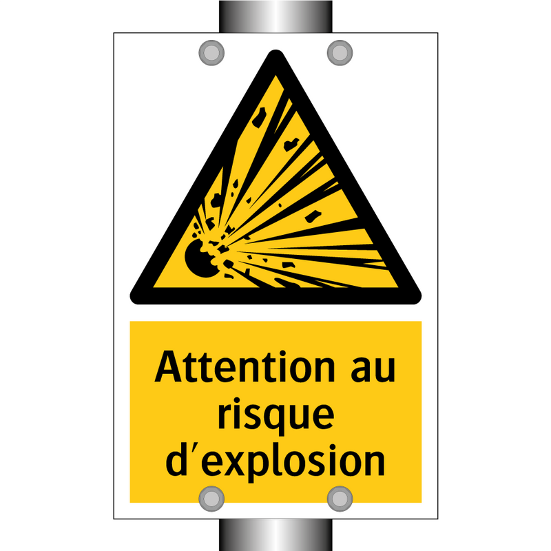 Attention au risque d'explosion