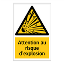 Attention au risque d'explosion