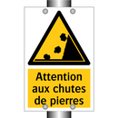 Attention aux chutes de pierres