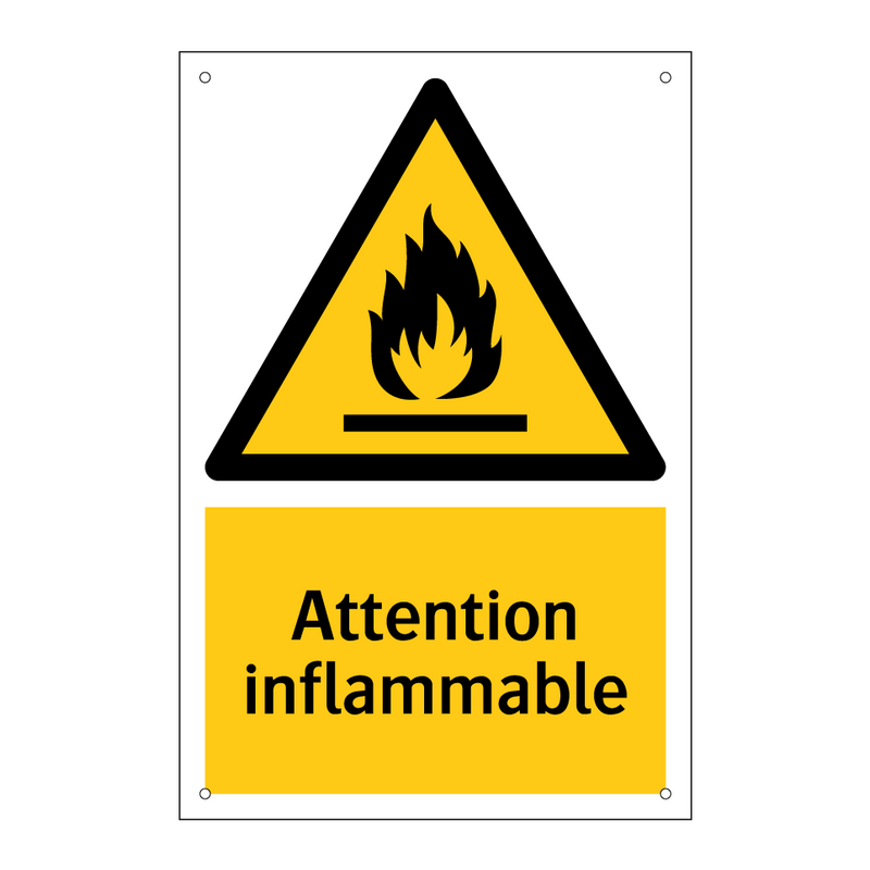 Attention inflammable
