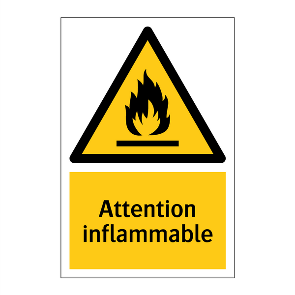 Attention inflammable
