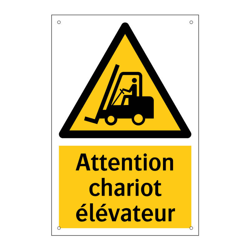 Attention chariot élévateur
