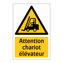 Attention chariot élévateur