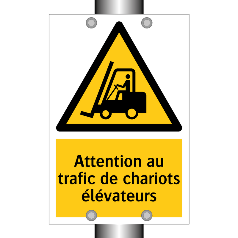 Attention au trafic de chariots élévateurs