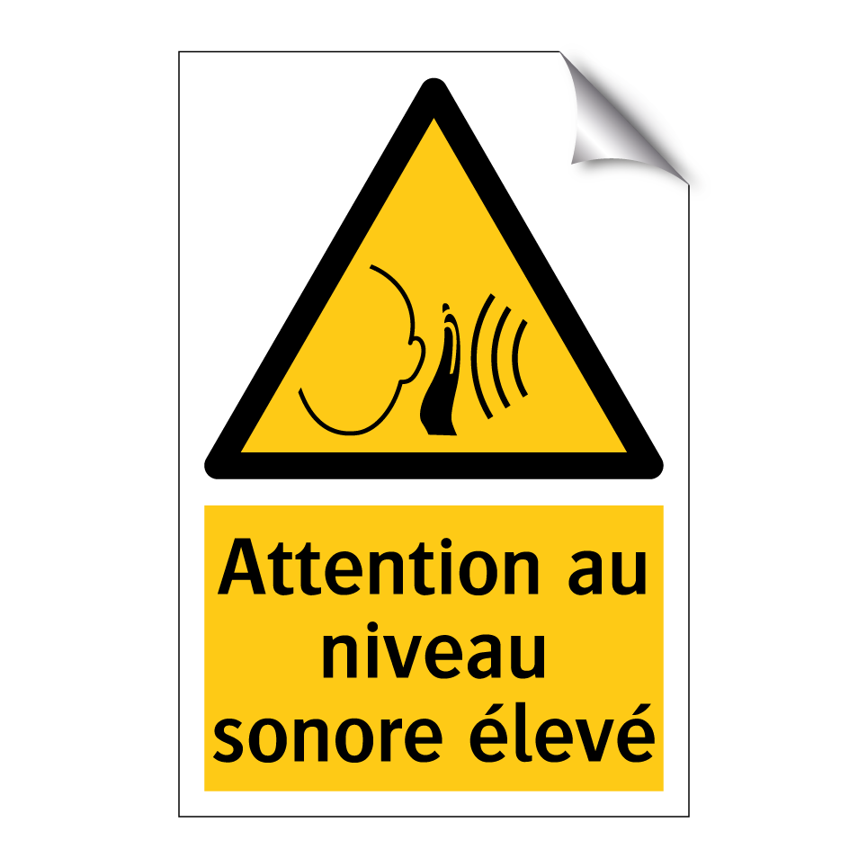 Attention au niveau sonore élevé
