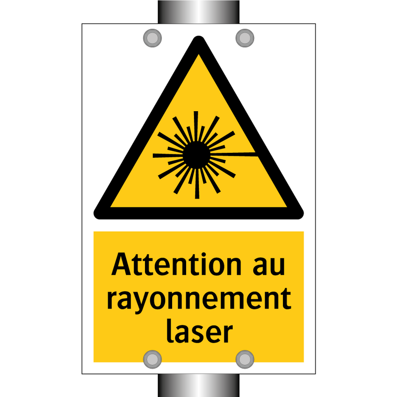 Attention au rayonnement laser