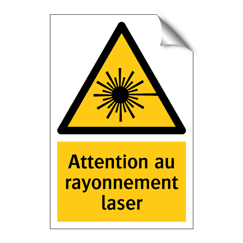 Attention au rayonnement laser
