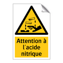 Attention à l'acide nitrique