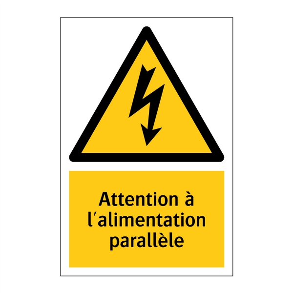 Attention à l'alimentation parallèle