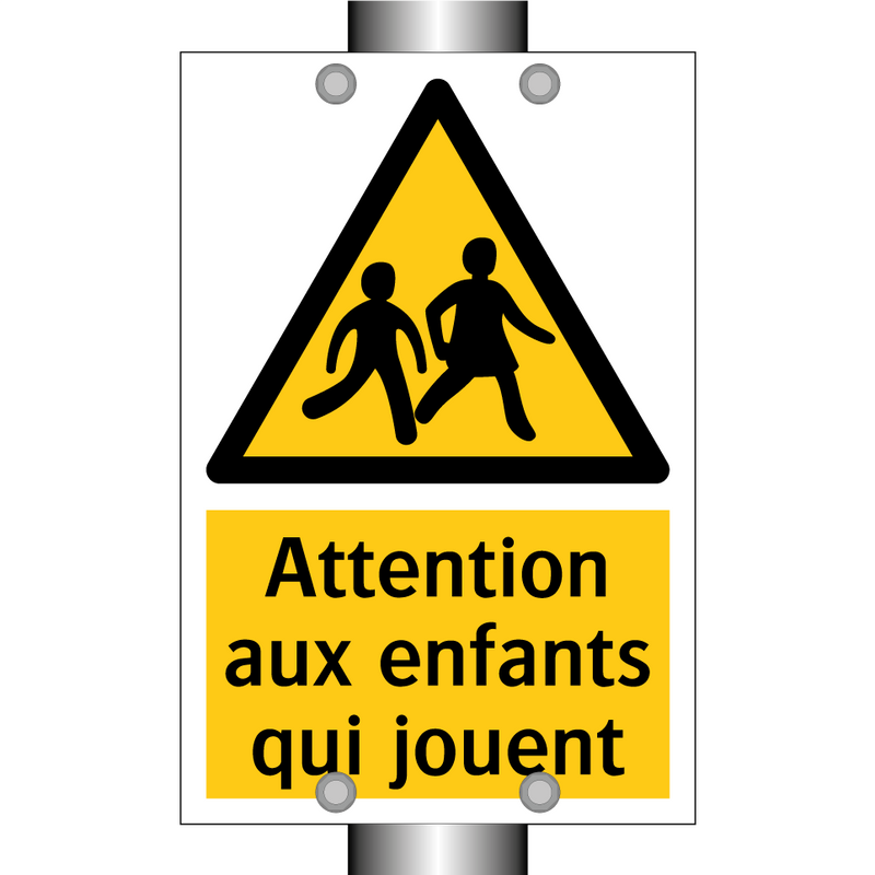 Attention aux enfants qui jouent