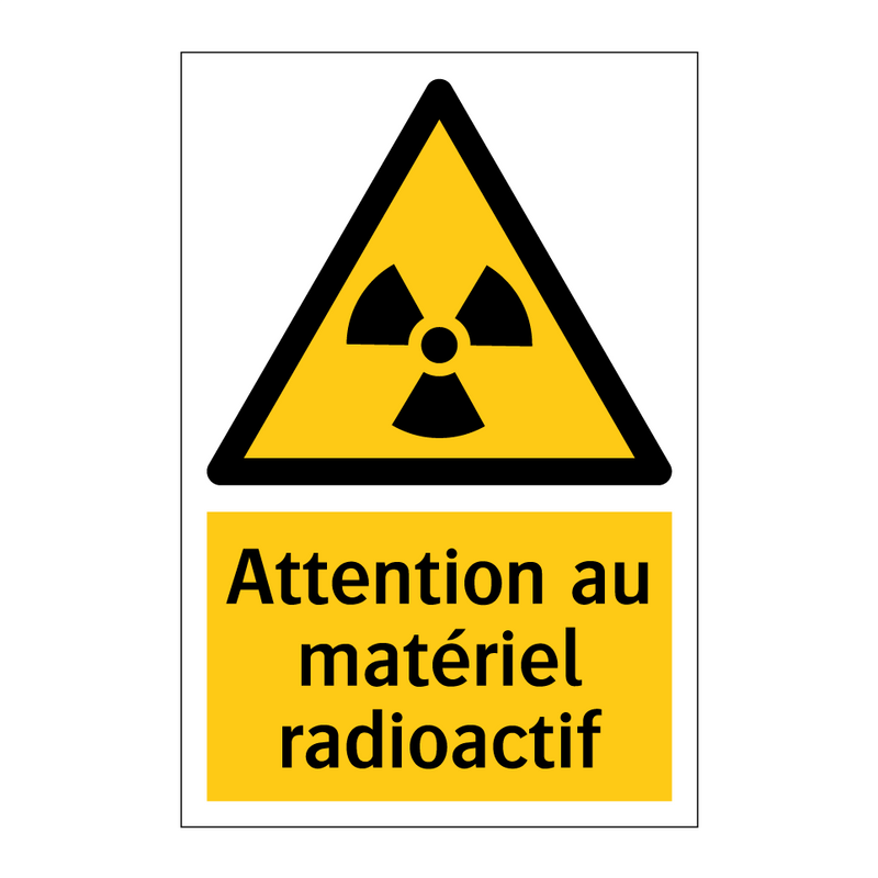 Attention au matériel radioactif